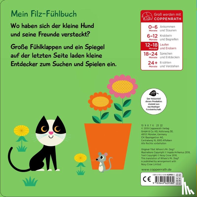  - Mein Filz-Fühlbuch: Kuckuck, kleiner Hund!