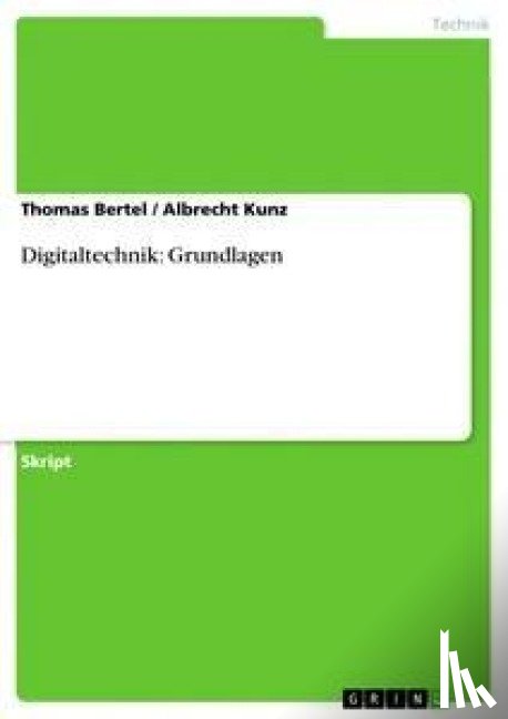 Bertel, Thomas, Kunz, Albrecht - Digitaltechnik