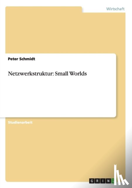 Schmidt, Peter (University of Marburg Germany) - Netzwerkstruktur