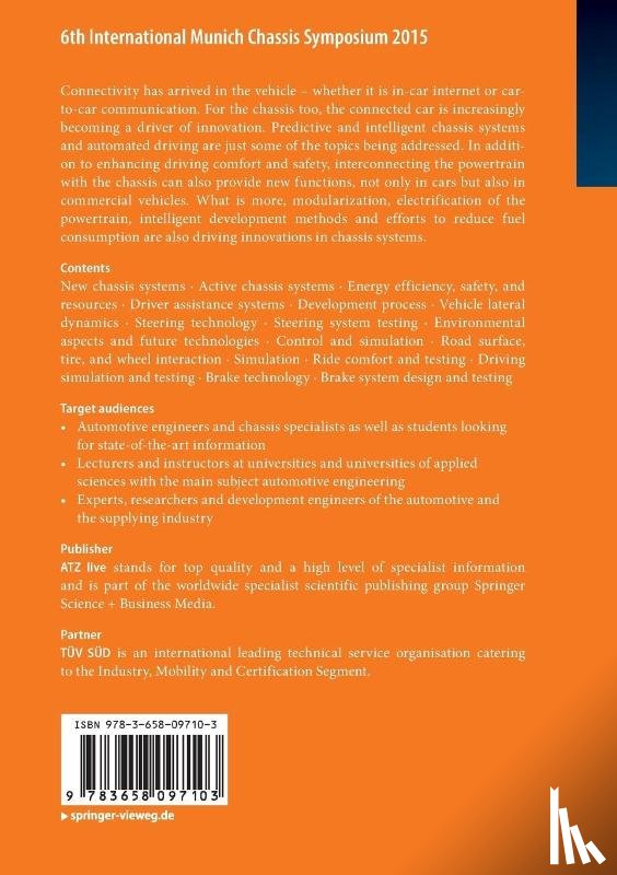  - 6th International Munich Chassis Symposium 2015