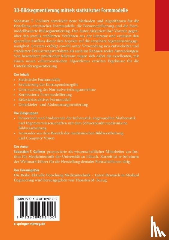 Gollmer, Sebastian T. - 3D-Bildsegmentierung mittels statistischer Formmodelle