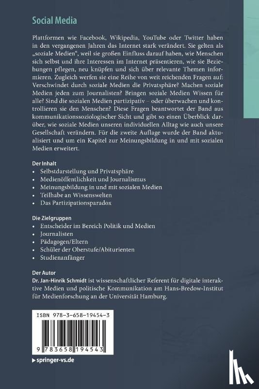 Schmidt, Jan-Hinrik - Social Media