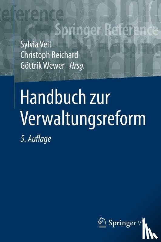 Sylvia Veit, Christoph Reichard, Goettrik Wewer - Handbuch Zur Verwaltungsreform