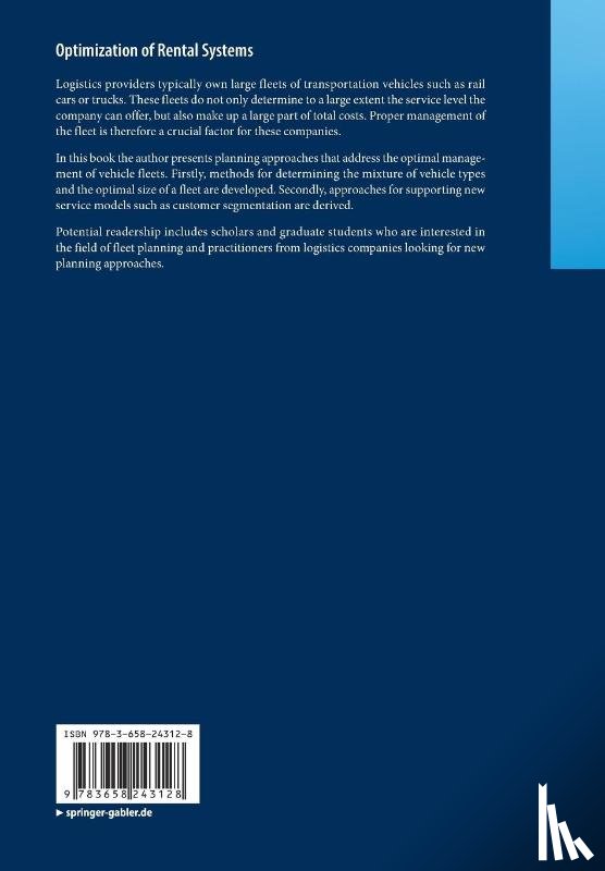 Felix Papier - Optimization of Rental Systems