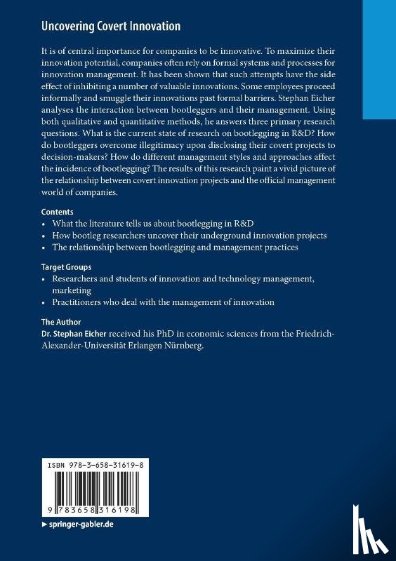 Eicher, Stephan - Uncovering Covert Innovation