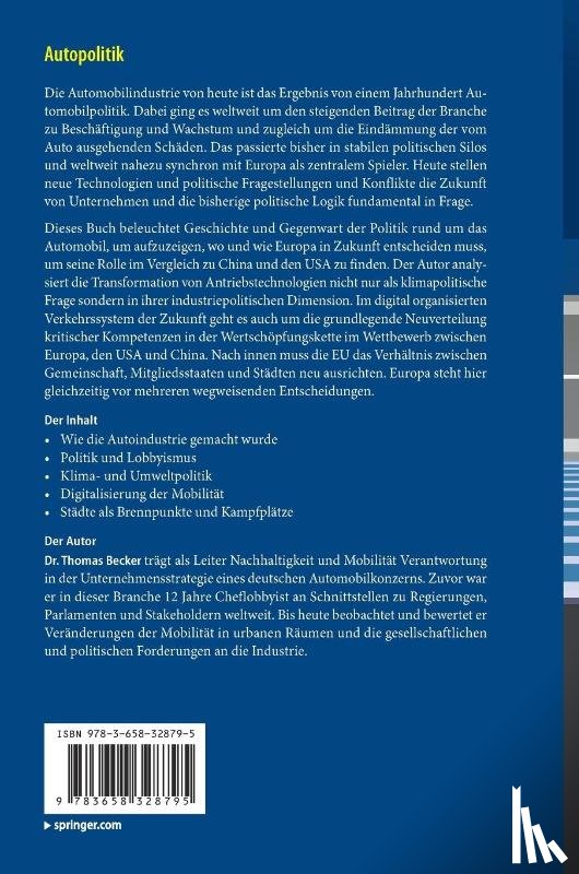 Becker, Thomas - Autopolitik