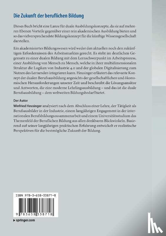 Heusinger, Winfried - Die Zukunft der beruflichen Bildung