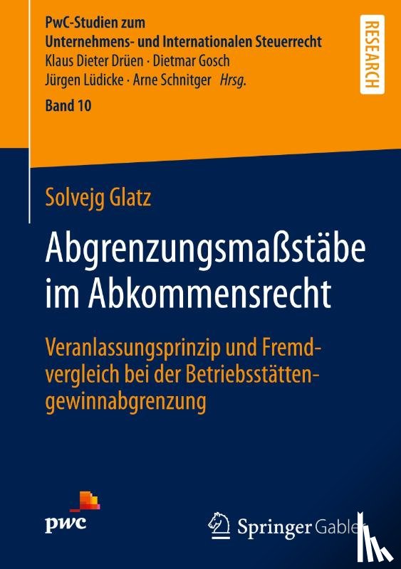 Glatz, Solvejg - Abgrenzungsmaßstabe im Abkommensrecht