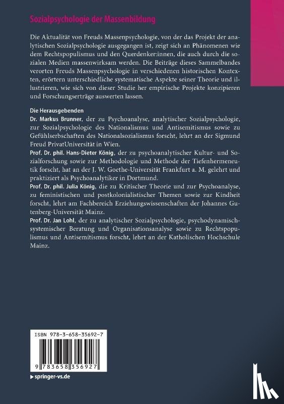  - Sozialpsychologie der Massenbildung