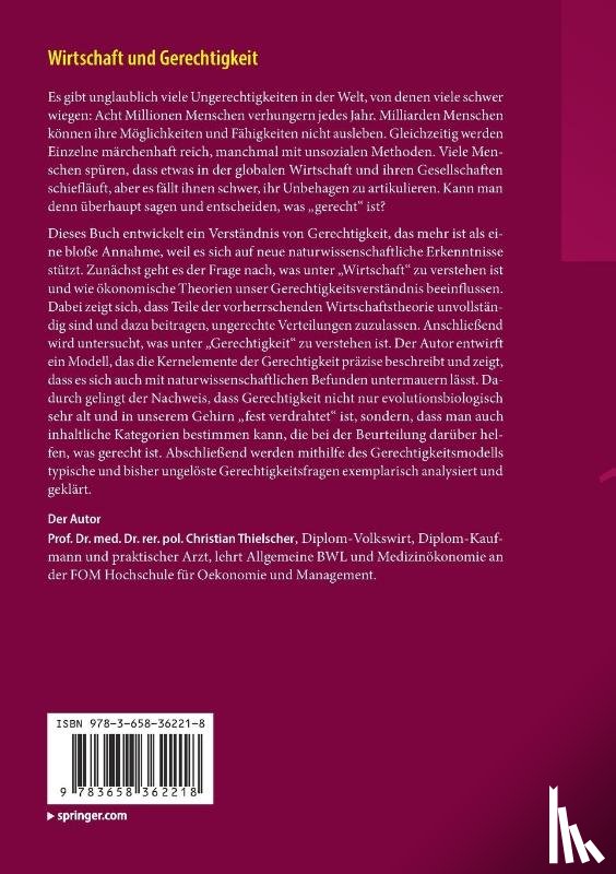 Thielscher, Christian - Wirtschaft und Gerechtigkeit