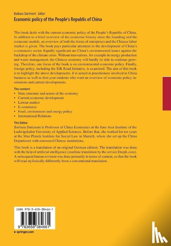  - Economic Policy of the People's Republic of China