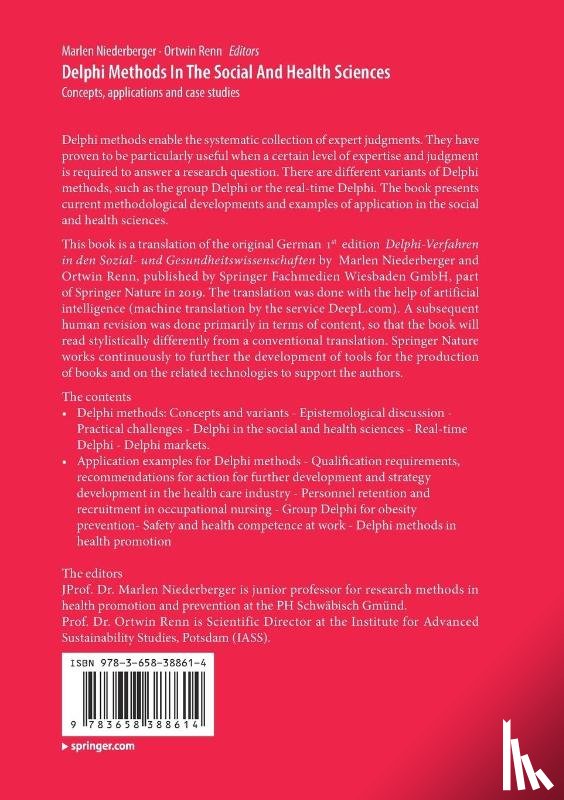 - Delphi Methods In The Social And Health Sciences