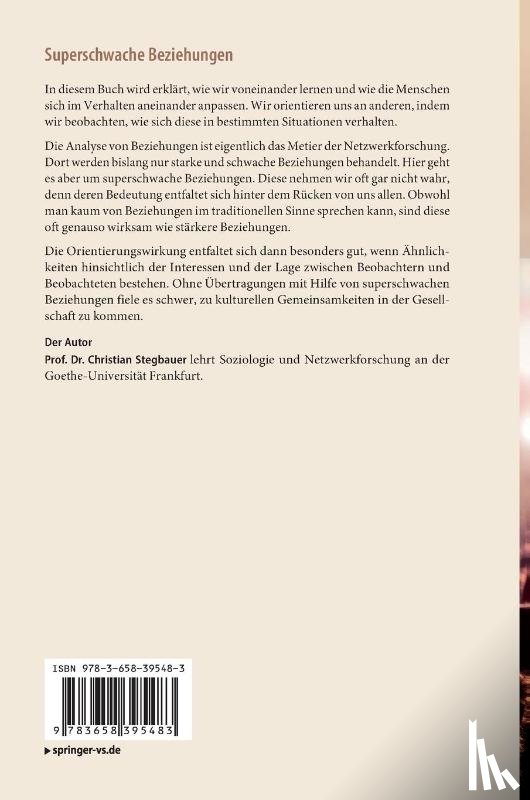 Stegbauer, Christian - Superschwache Beziehungen