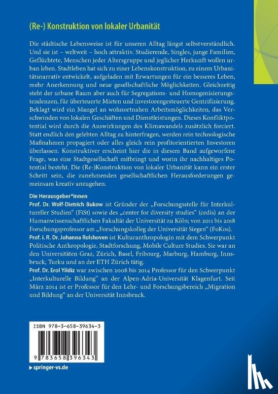  - (Re-) Konstruktion von lokaler Urbanität