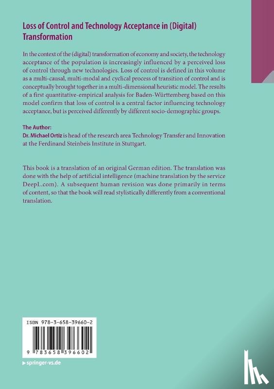 Ortiz, Michael - Loss of Control and Technology Acceptance in (Digital) Transformation