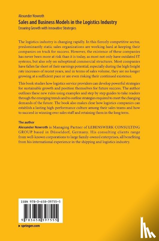 Nowroth, Alexander - Sales and Business Models in the Logistics Industry