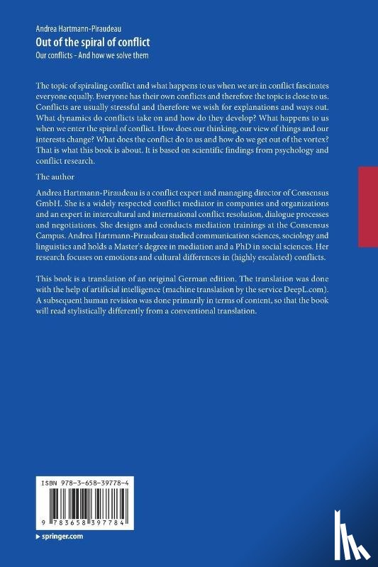 Hartmann-Piraudeau, Andrea - Out of the spiral of conflict