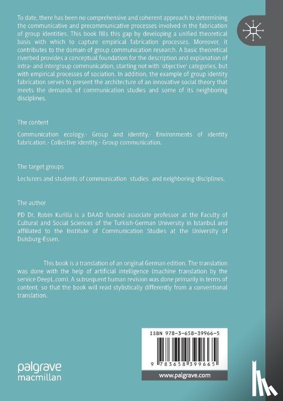 Kurilla, Robin - Group Identity Fabrication Theory