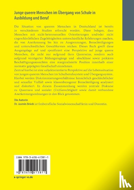 Bruck, Jasmin - Junge queere Menschen im Ubergang von Schule in Ausbildung und Beruf