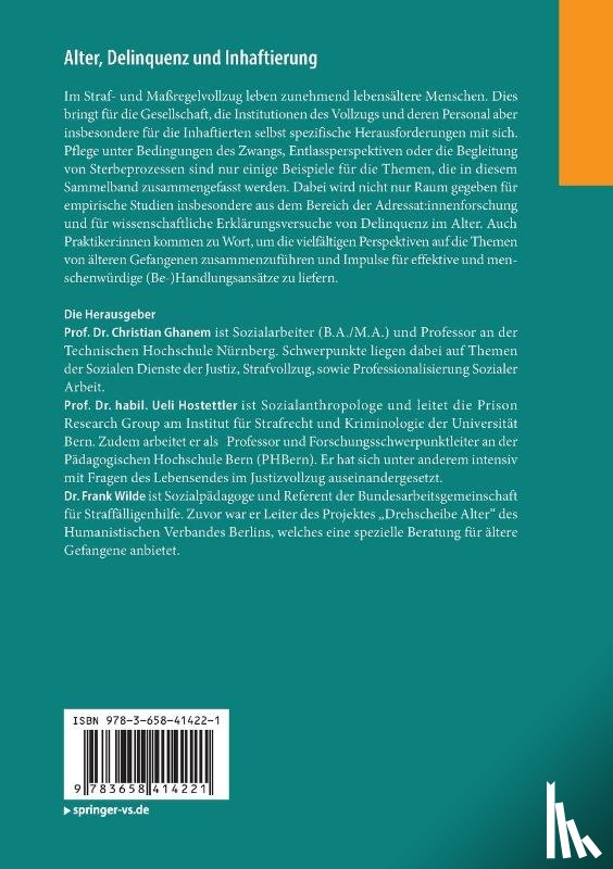  - Alter, Delinquenz und Inhaftierung