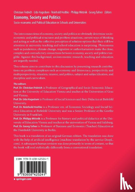  - Economy, Society and Politics