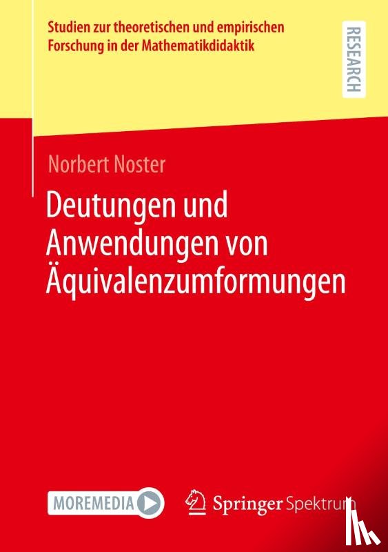 Noster, Norbert - Deutungen und Anwendungen von Äquivalenzumformungen