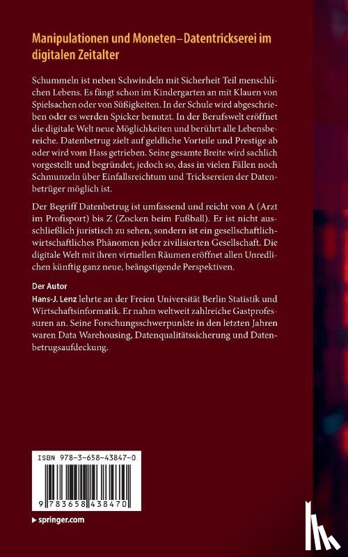 Lenz, Hans-J. - Manipulationen und Moneten - Datentrickserei im digitalen Zeitalter