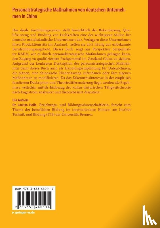 Holle, Larissa - Personalstrategische Maßnahmen von deutschen Unternehmen in China