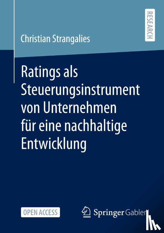 Strangalies, Christian - Ratings als Steuerungsinstrument von Unternehmen für eine nachhaltige Entwicklung