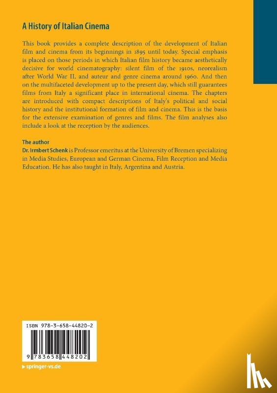 Schenk, Irmbert - A History of Italian Cinema