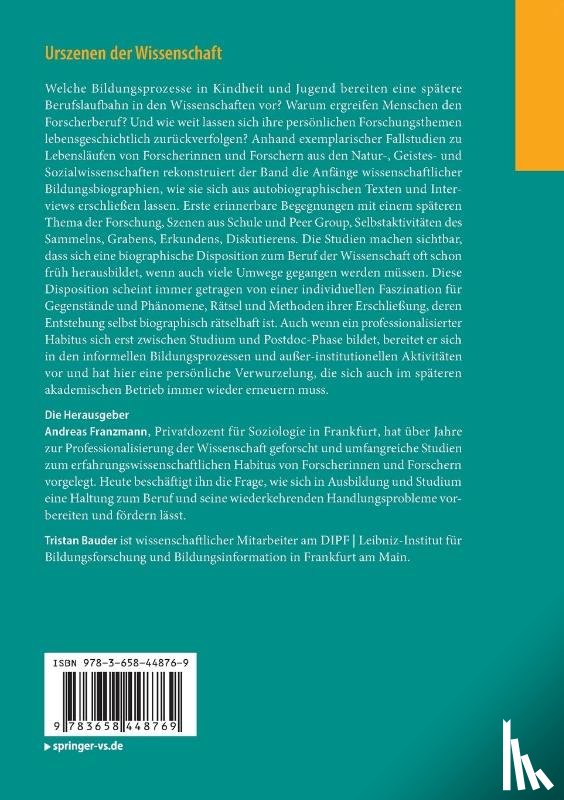  - Urszenen der Wissenschaft
