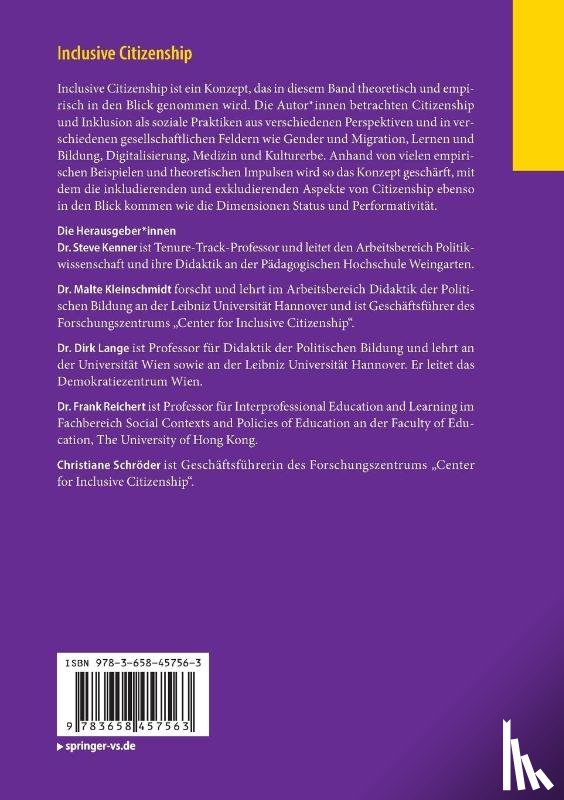  - Inclusive Citizenship