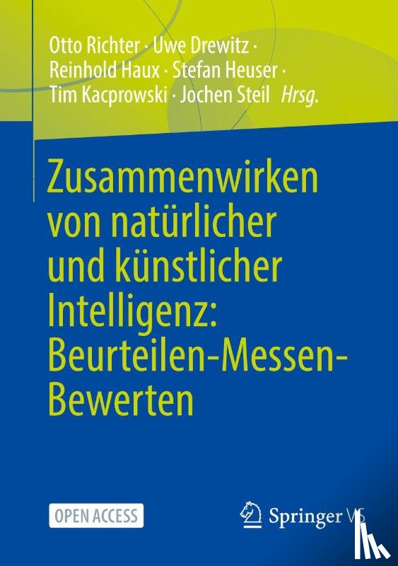  - Zusammenwirken von natürlicher und künstlicher Intelligenz: Beurteilen-Messen-Bewerten