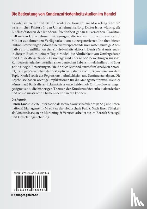 Graf, Denise - Die Bedeutung von Kundenzufriedenheitsstudien im Handel