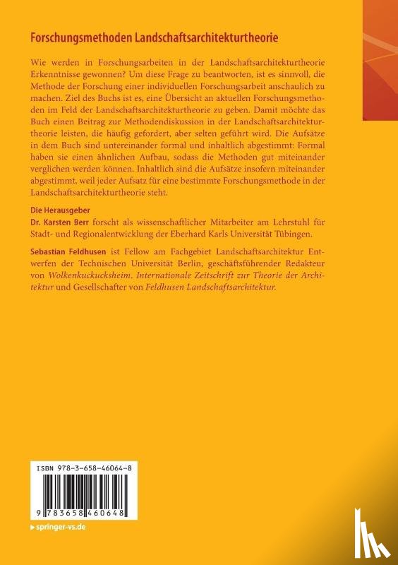  - Forschungsmethoden Landschaftsarchitekturtheorie