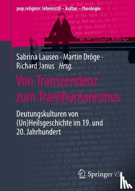  - Von Transzendenz zum Transhumanismus