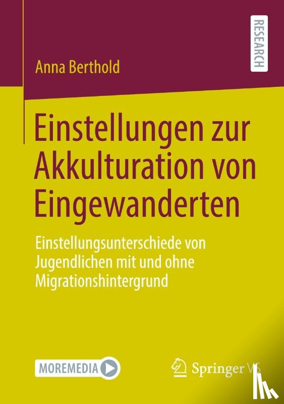 Berthold, Anna - Einstellungen zur Akkulturation von Eingewanderten