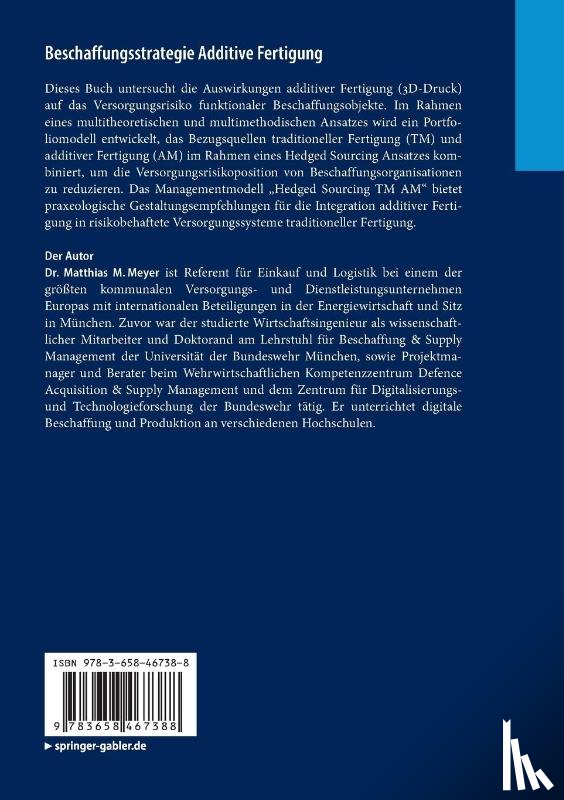 Meyer, Matthias M. - Beschaffungsstrategie Additive Fertigung