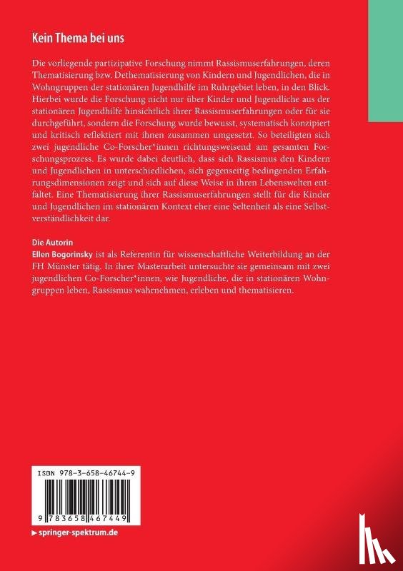 Bogorinsky, Ellen - Kein Thema bei uns
