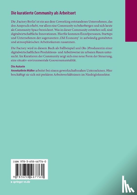 Muller, Annekathrin - Die kuratierte Community als Arbeitsort