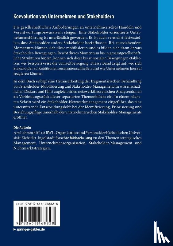 Lang, Michaela - Koevolution von Unternehmen und Stakeholdern