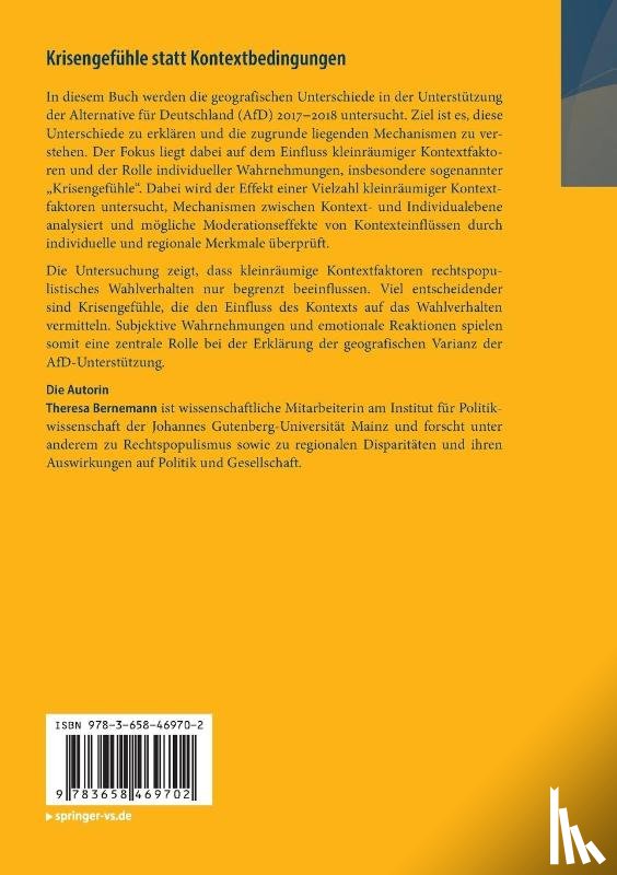 Bernemann, Theresa - Krisengefuhle statt Kontextbedingungen