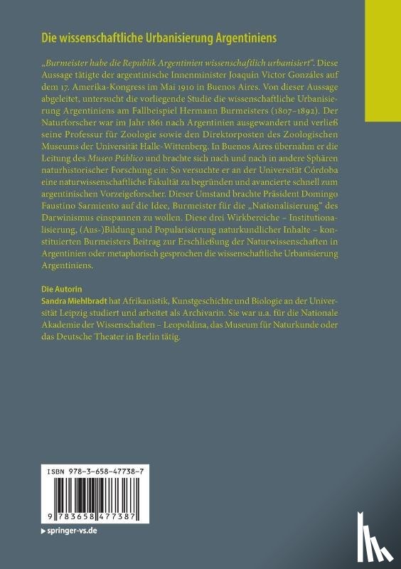Miehlbradt, Sandra - Die wissenschaftliche Urbanisierung Argentiniens