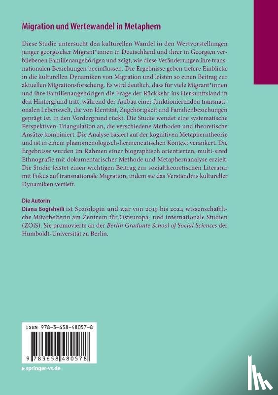 Bogishvili, Diana - Migration und Wertewandel in Metaphern