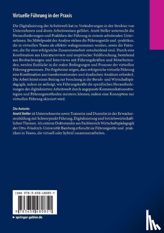 Steller, Anett - Virtuelle Führung in der Praxis