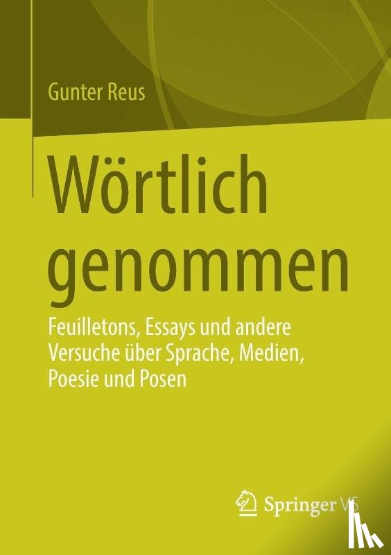 Reus, Gunter - Wörtlich genommen