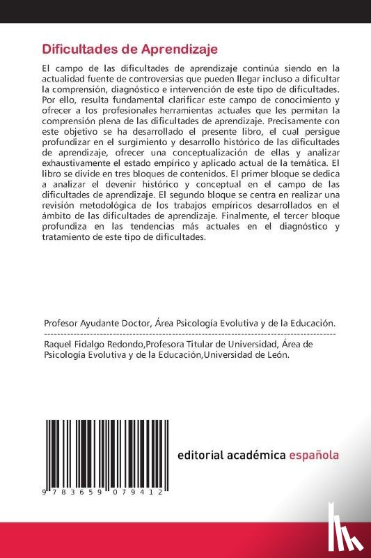 - Dificultades de Aprendizaje
