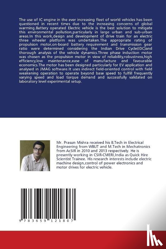 Mishra, Prasun, Saha, Suman, Ikkurti, Hanumath Prasad - Design and Development of Drive Train for Electric Vehicle