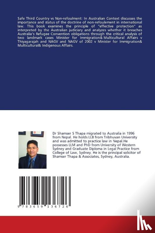 Thapa, Shamser Singh - Safe Third Country vs Non-refoulment