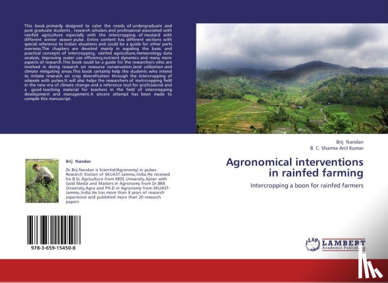Nandan, Brij, Anil Kumar, B. C. Sharma - Agronomical interventions in rainfed farming